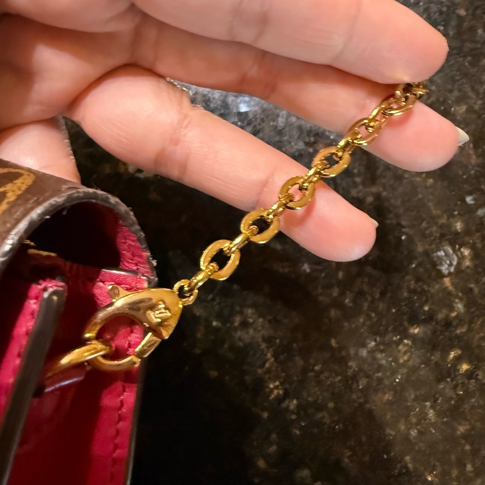 Louis Vuitton Monogram Flore Chain Wallet Fuchsia - Picture 11 of 17